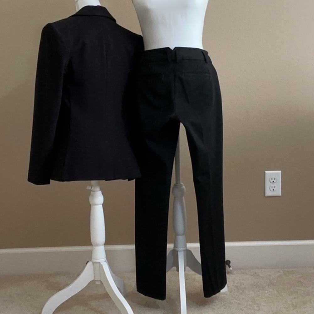 Express Classic Black Double-Breasted Blazer Set - image 6